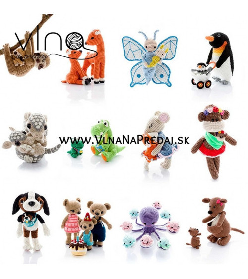 Amigurumi Parent & Baby Animals – Crochet Book
