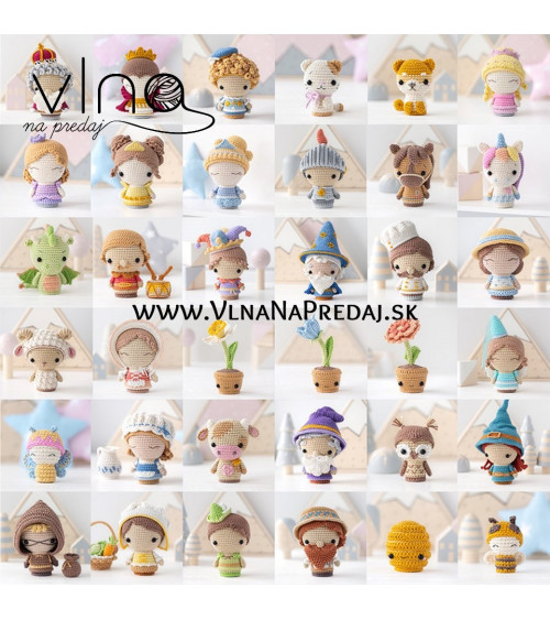 Mini kingdom amigurumi knižka