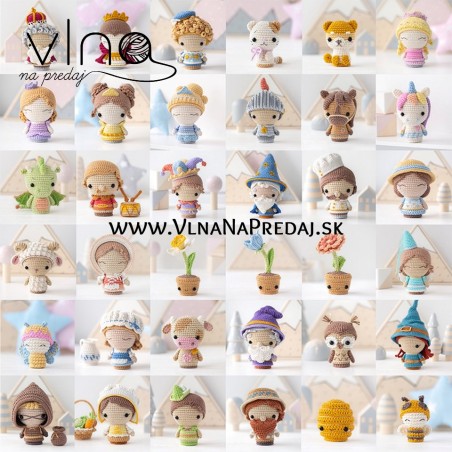 Mini kingdom amigurumi knižka