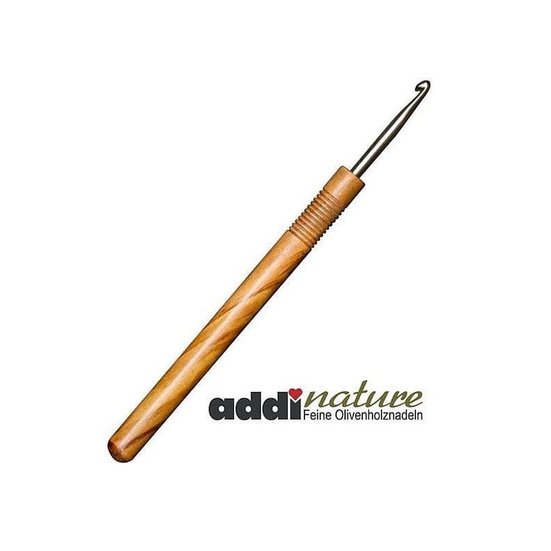 Háčik AddiNature s rúčkou z olivového dreva 15cm (2mm-8mm)