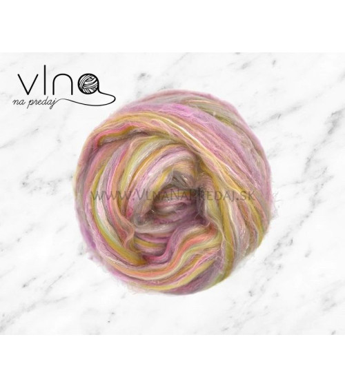 Česanec na pradenie/plstenie merino/hodváb/tencel