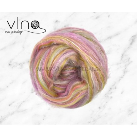 Česanec na pradenie/plstenie merino/hodváb/tencel