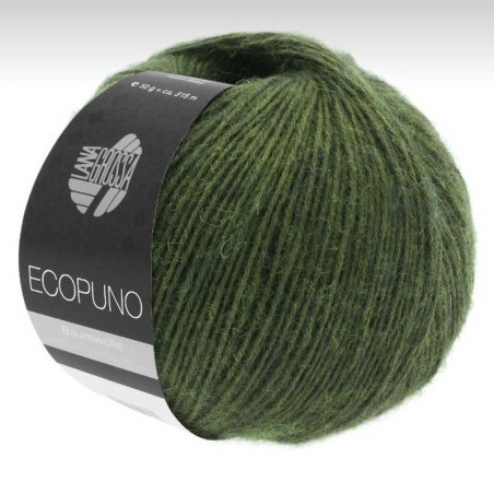 Ecopuno Cotton, Baby Alpaca and Merino Blend Yarn 50g 215m