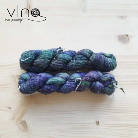 Lace - ručne farbené tenké merino 50g 430m