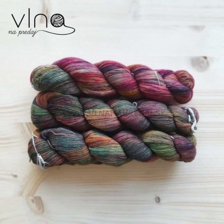 Lace - ručne farbené tenké merino 50g 430m