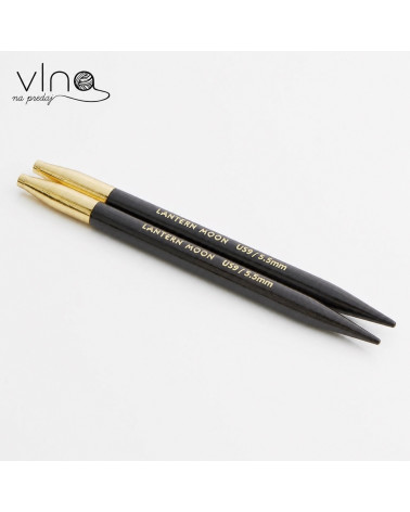 Lantern Moon Ebony Interchangeable Needle Tips 13cm (3–7mm)