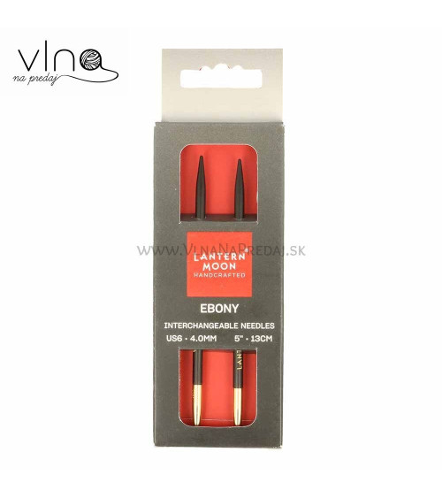 Lantern Moon Ebony Interchangeable Needle Tips 13cm (3–7mm)