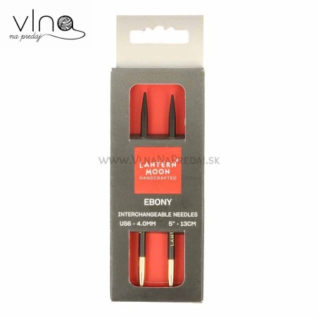 Lantern Moon Ebony Interchangeable Needle Tips 13cm (3–7mm)