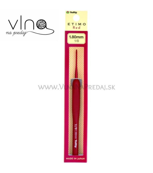 Tulip Etimo Red Crochet Hook 0.9–6.5mm