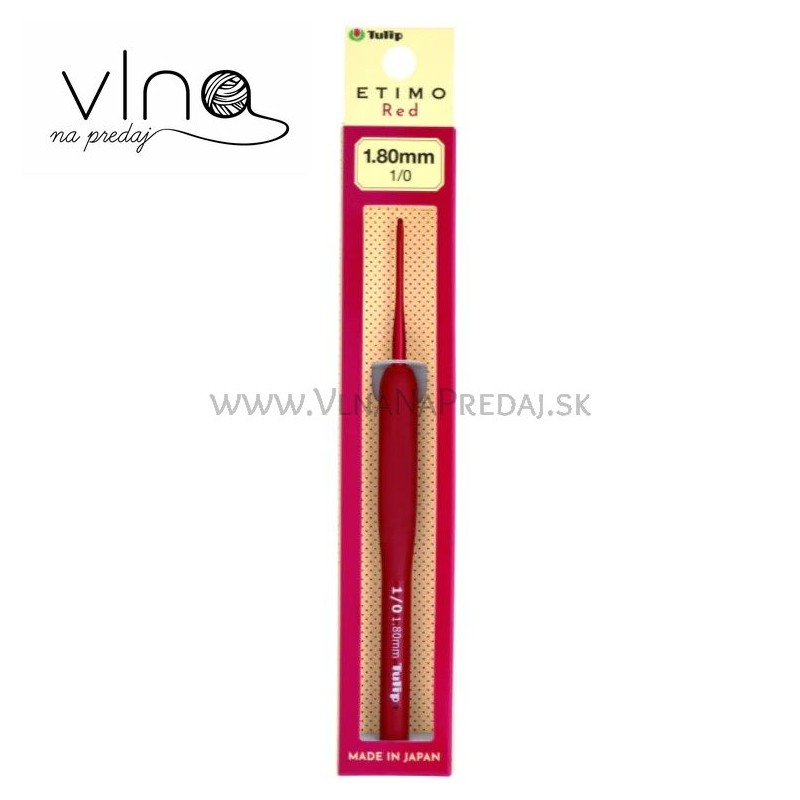 Tulip Etimo Red Crochet Hook 0.9–6.5mm