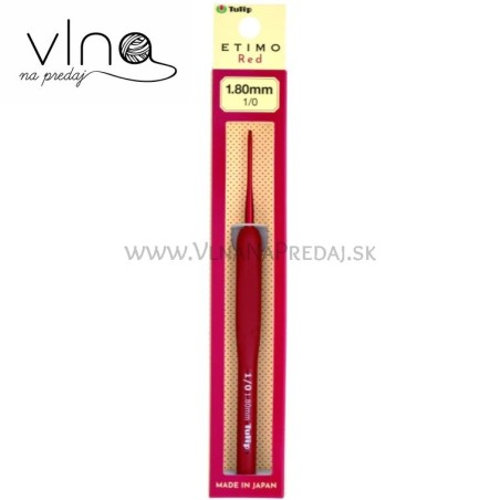 Tulip Etimo Red Crochet Hook 0.9–6.5mm