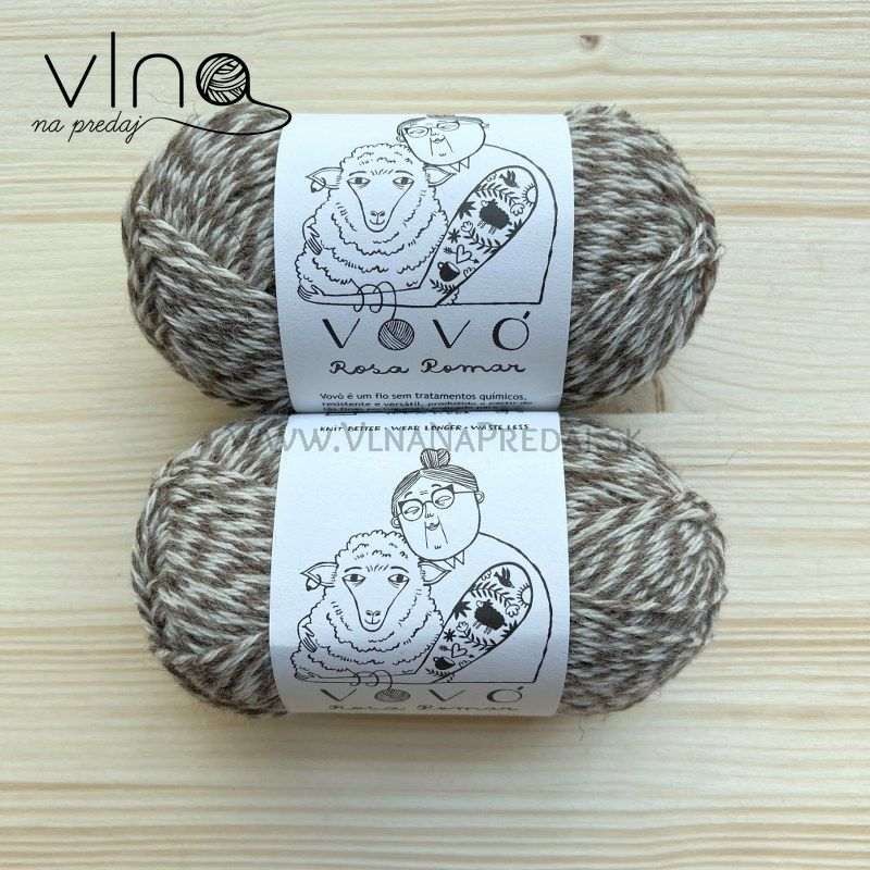 Vovo Fine Portuguese Sheep Wool Yarn 50g 143m