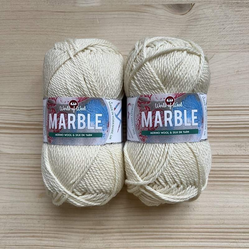 Marble zmes merina a hodvábu 50g 110m