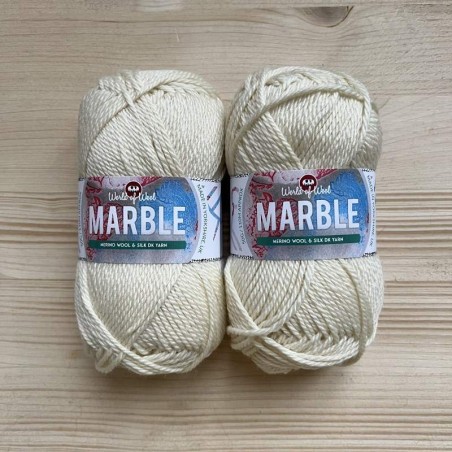 Marble zmes merina a hodvábu 50g 110m
