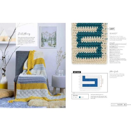 MIX&MATCH modern crochet blankets