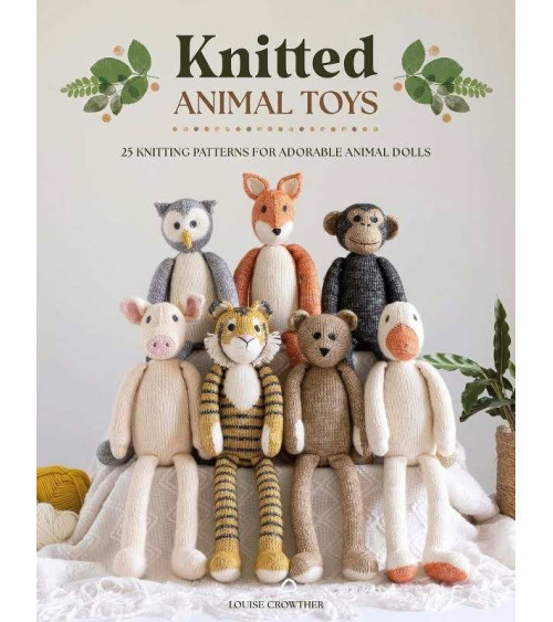 Knitted animal toys