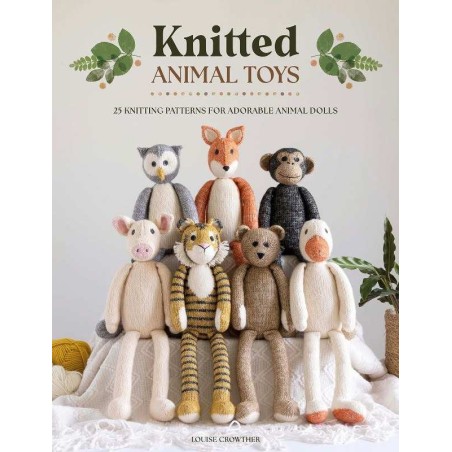 Knitted animal toys