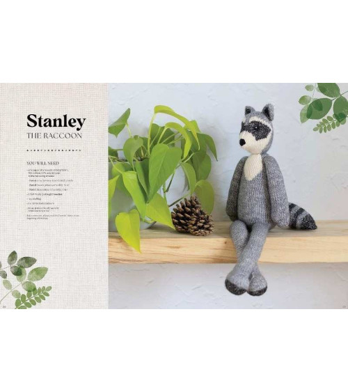 Knitted animal toys