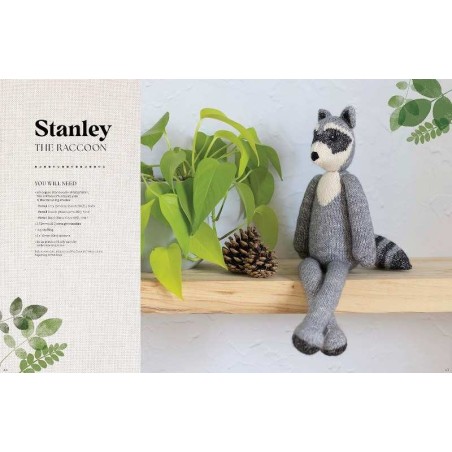 Knitted animal toys
