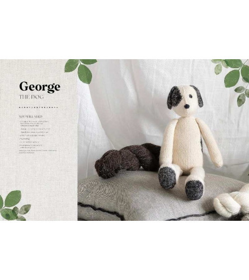 Knitted animal toys