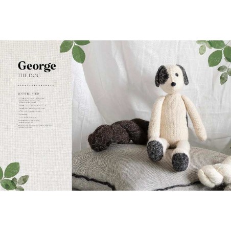 Knitted animal toys