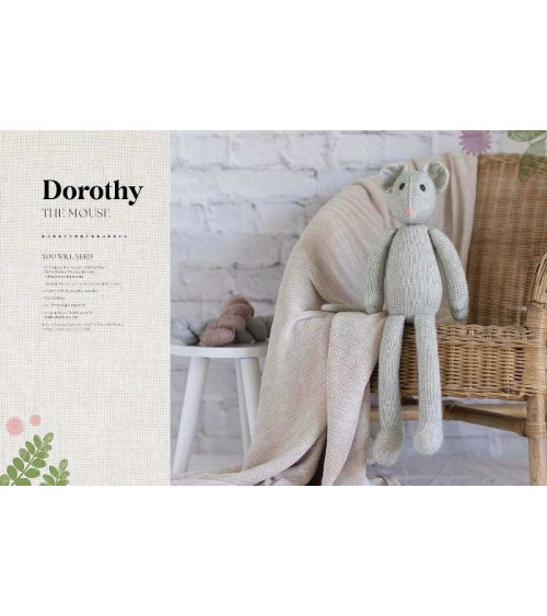 Knitted animal toys