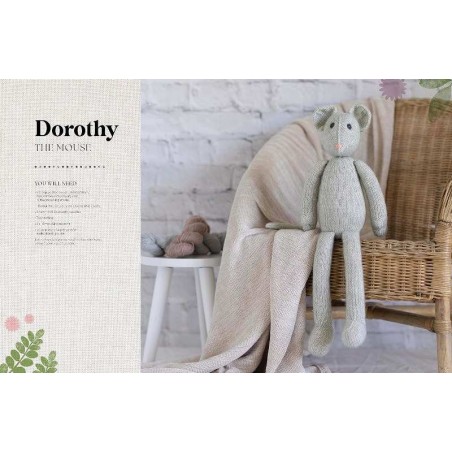 Knitted animal toys