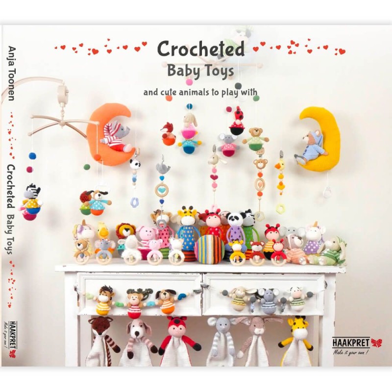 Crocheted baby toys