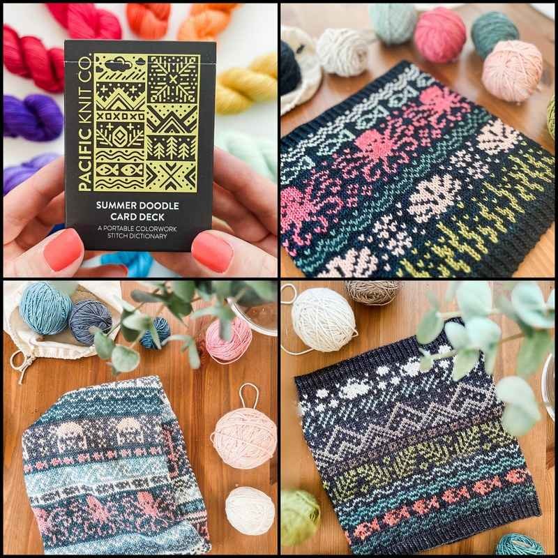 Kartičky - Pacific knit co. DOODLE deck cards