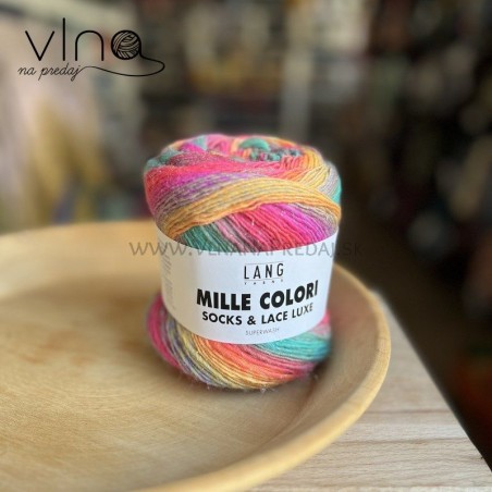 Ponožková vlna Mille Colori  S&L luxe 100g 400m