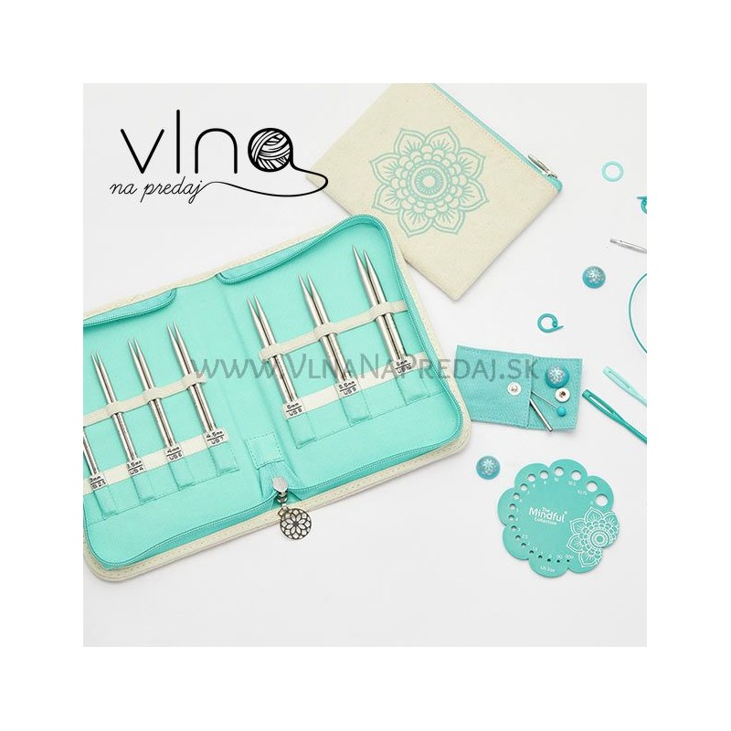 Sada vymeniteľných ihlíc Kindness set zo série Mindfull kovové na vytvorenie 40cm ihlích