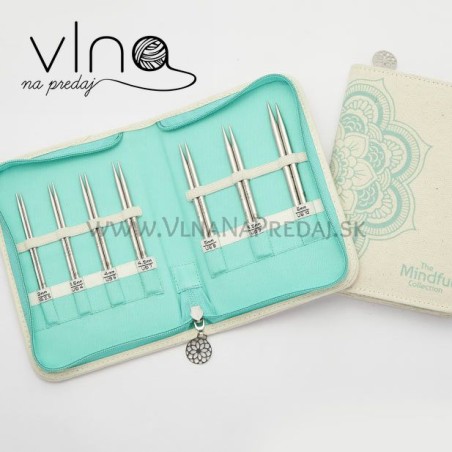 Sada vymeniteľných ihlíc Kindness set zo série Mindfull kovové na vytvorenie 40cm ihlích