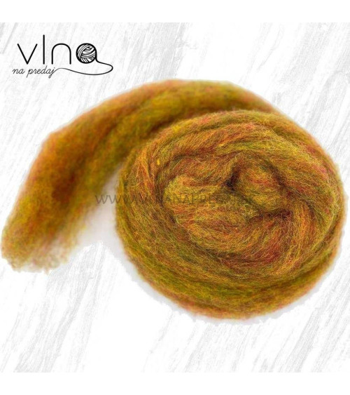 Corriedale - mykaná vlna na plstenie