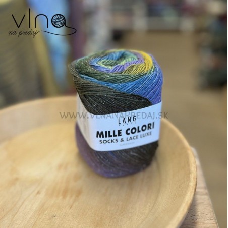 Ponožková vlna Mille Colori  S&L luxe 100g 400m