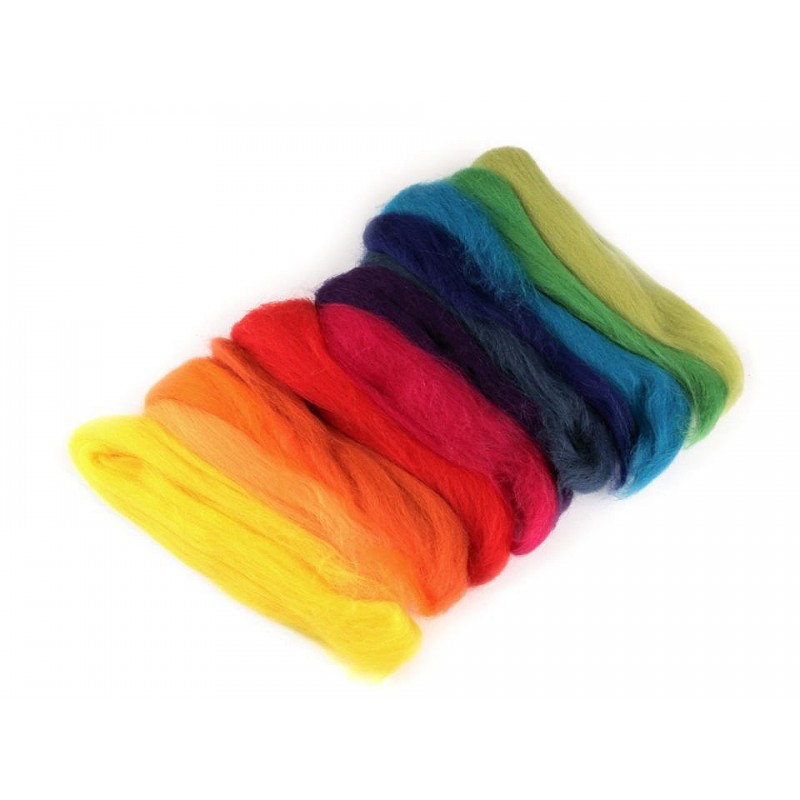 Ovčie rúno - mix farieb