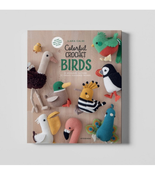 Colorful Crochet Birds