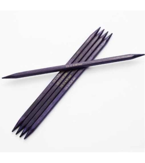 J'adore Wooden Square Double-Pointed Needles 15cm (2–4mm)