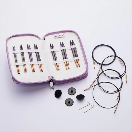 KnitPro J'adore hranaté vymeniteľné ihlice 10cm set Deluxe