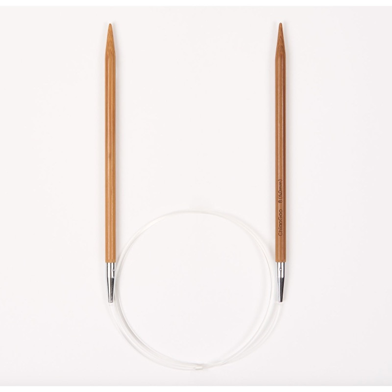 ChiaoGoo Bamboo Circular Needles 2–8mm 80cm / 100cm