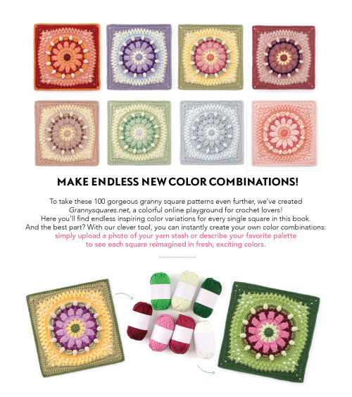 100 Vibrant Granny Squares