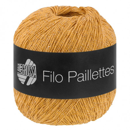 Filo Paillettes Cotton Yarn with Small Sequins 50g 155m