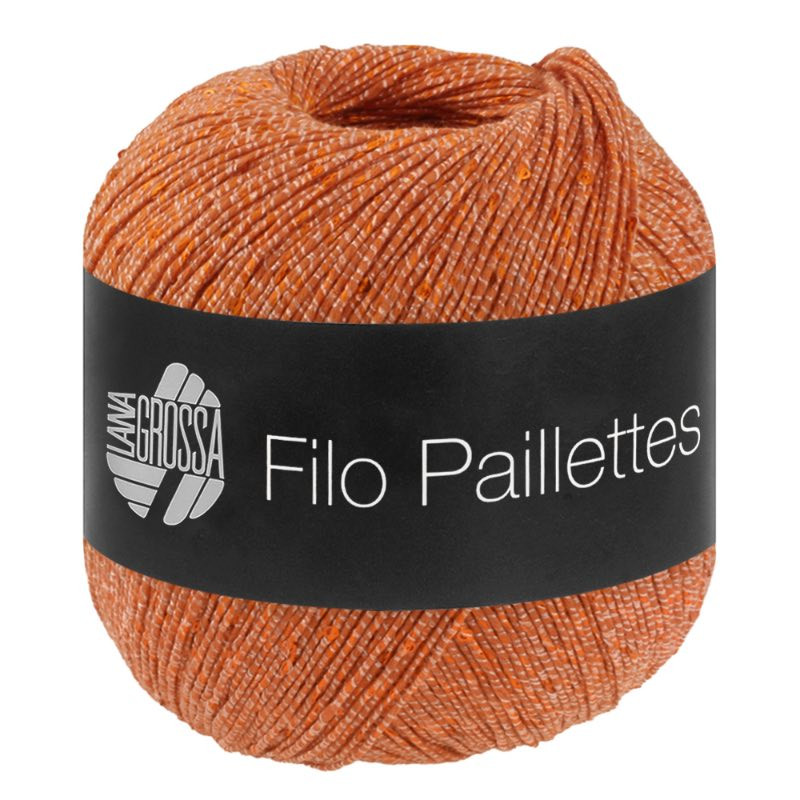 Filo Paillettes Cotton Yarn with Small Sequins 50g 155m
