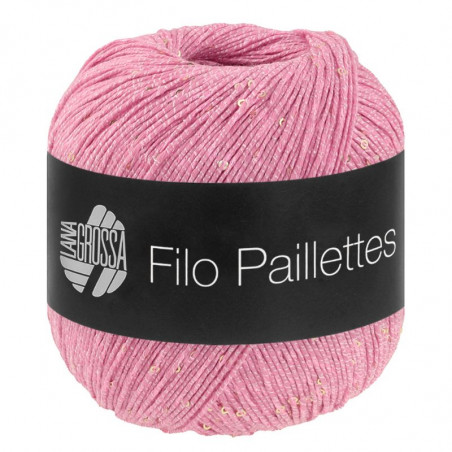 Filo Paillettes Cotton Yarn with Small Sequins 50g 155m