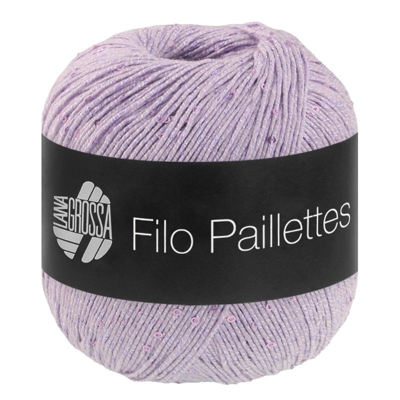 Filo Paillettes bavlnená priadza s malými flitrami 50g 155m