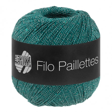 Filo Paillettes Cotton Yarn with Small Sequins 50g 155m