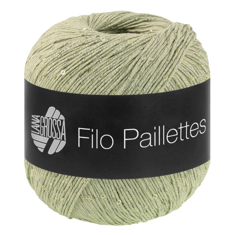 Filo Paillettes Cotton Yarn with Small Sequins 50g 155m