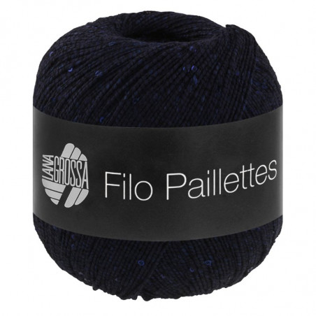 Filo Paillettes bavlnená priadza s malými flitrami 50g 155m