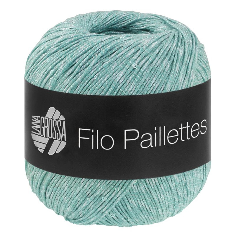 Filo Paillettes Cotton Yarn with Small Sequins 50g 155m