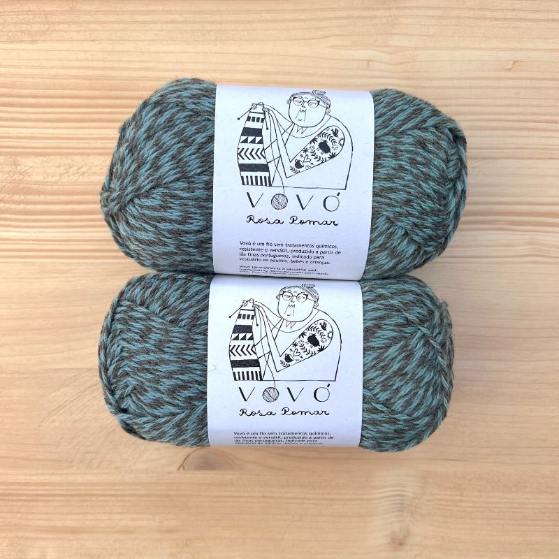 Vovo Fine Portuguese Sheep Wool Yarn 50g 143m