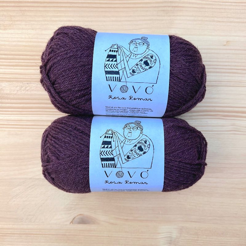 Vovo Fine Portuguese Sheep Wool Yarn 50g 143m